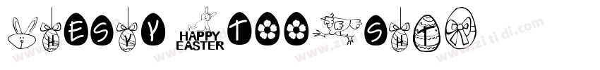 Easter Bunnytail字体转换